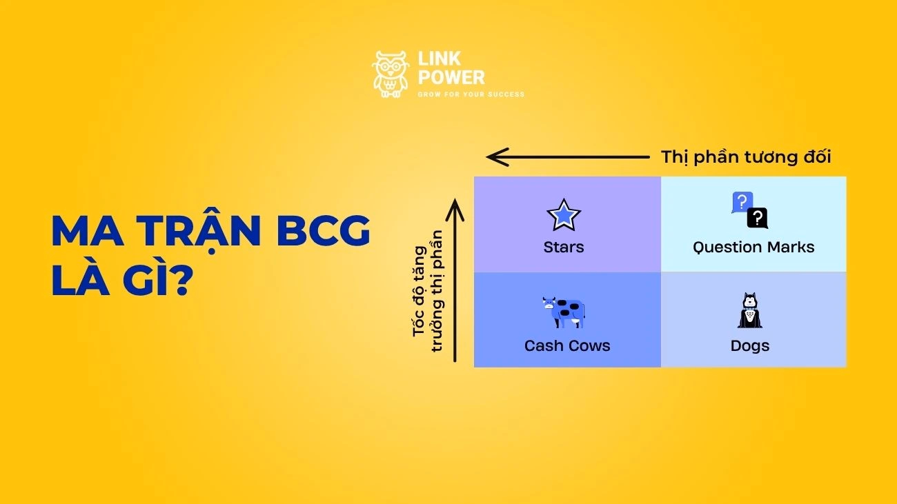 MA TRẬN BCG LÀ GÌ? KHÁI NIỆM, VÍ DỤ, CÁCH VẼ VÀ ỨNG DỤNG THỰC TẾ CỦA BCG MATRIX