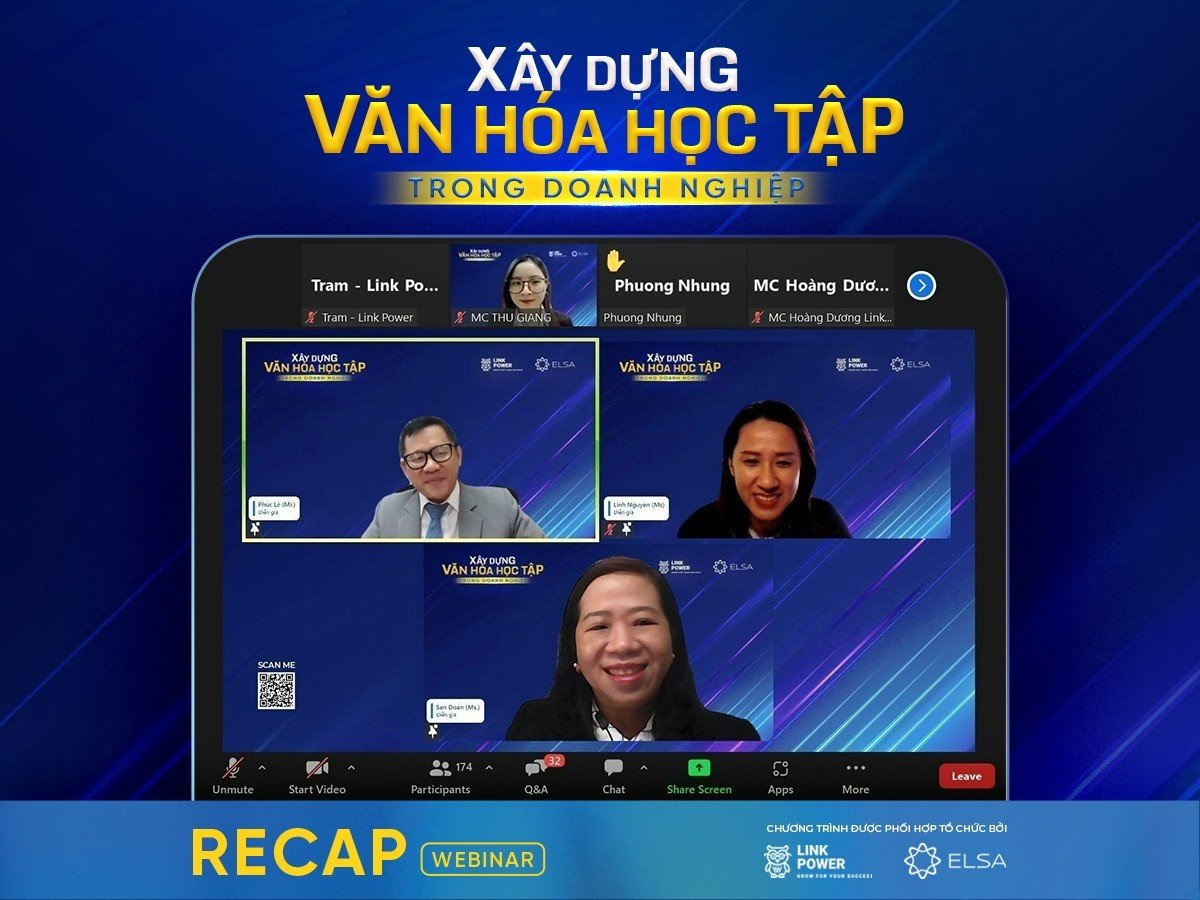 RECAP WEBINAR: XÂY DỰNG VĂN HÓA HỌC TẬP TRONG DOANH NGHIỆP