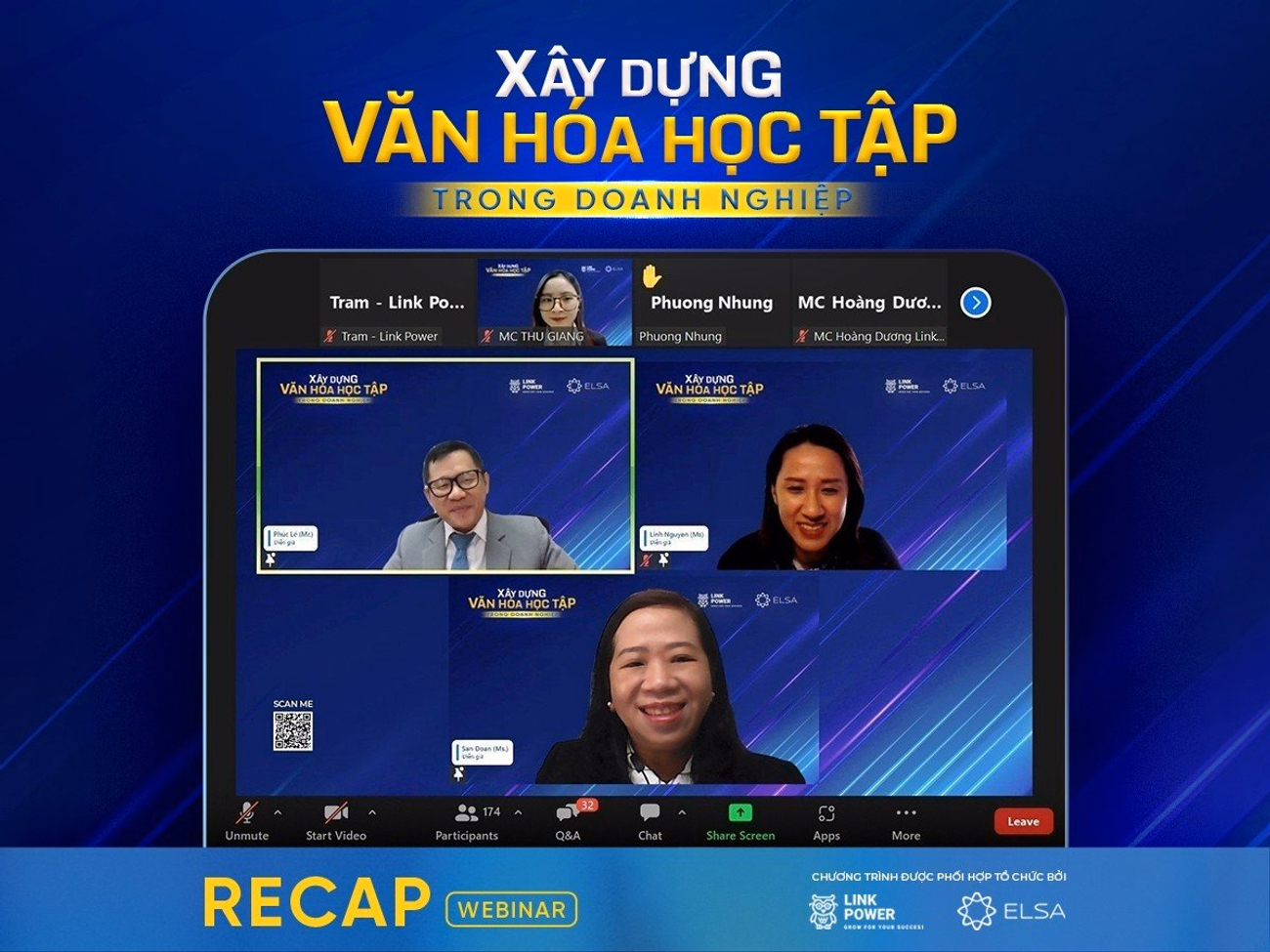 RECAP WEBINAR: XÂY DỰNG VĂN HÓA HỌC TẬP TRONG DOANH NGHIỆP