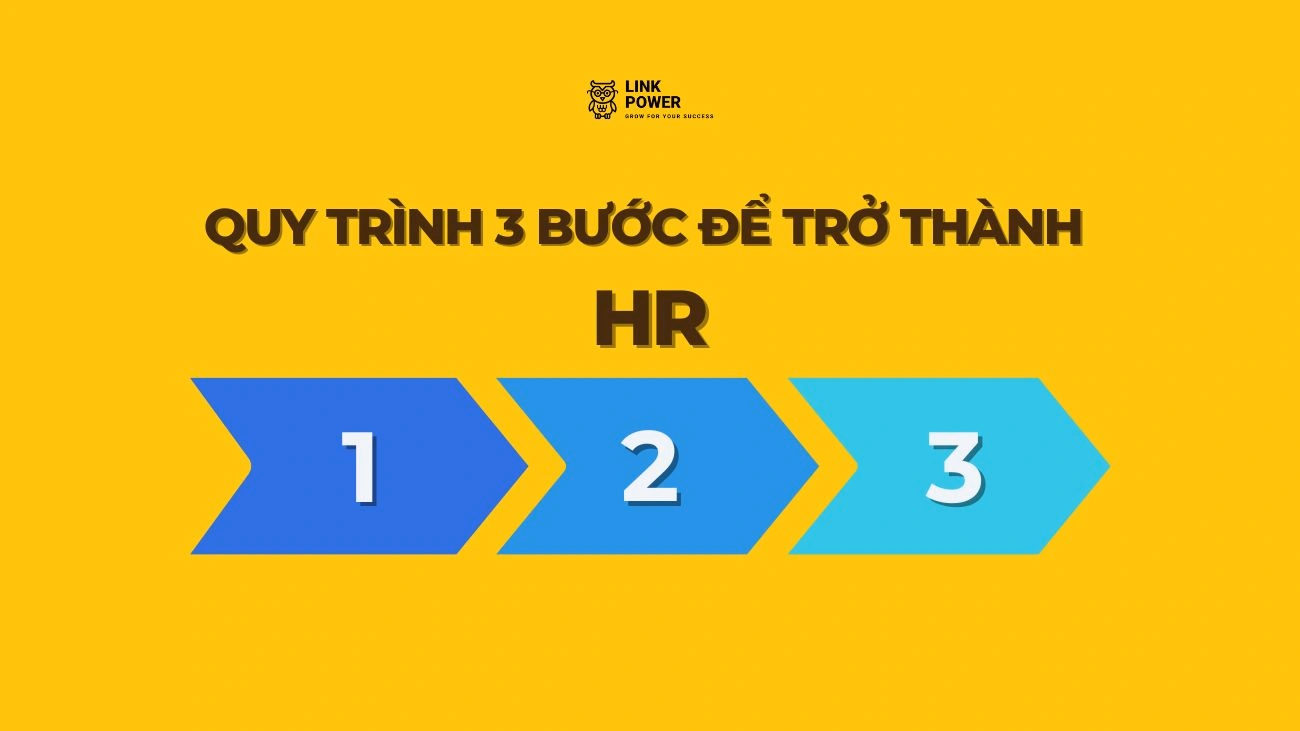 QUY TRÌNH 3 BƯỚC ĐỂ TRỞ THÀNH HR