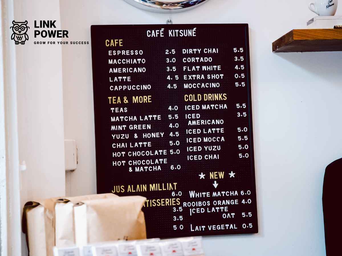 Các món mới trong menu