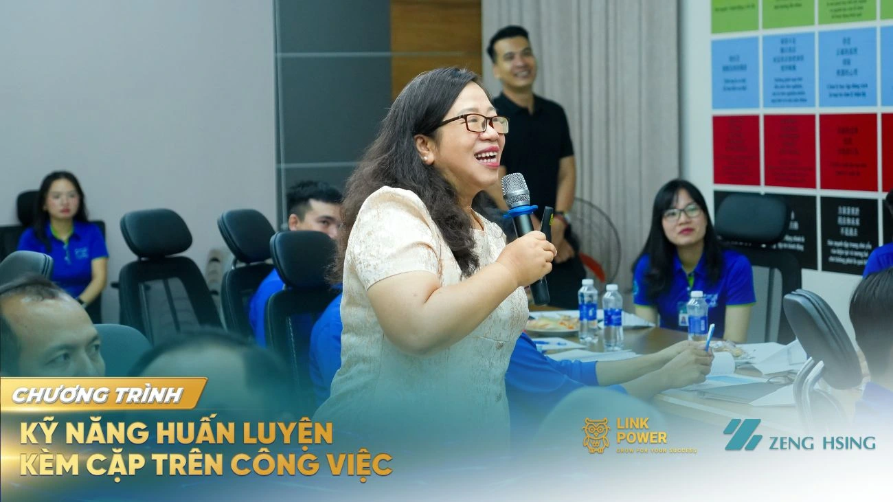 CHƯƠNG TRÌNH ĐÀO TẠO “KỸ NĂNG HUẤN LUYỆN KÈM CẶP TRÊN CÔNG VIỆC” TẠI ZENG HSING