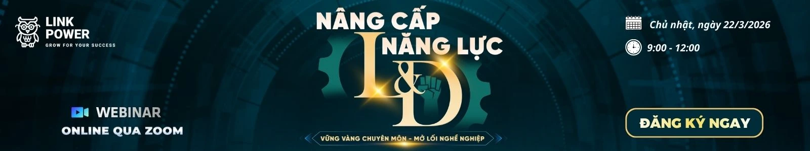 tham gia Webinar NÂNG CẤP NĂNG LỰC L&D