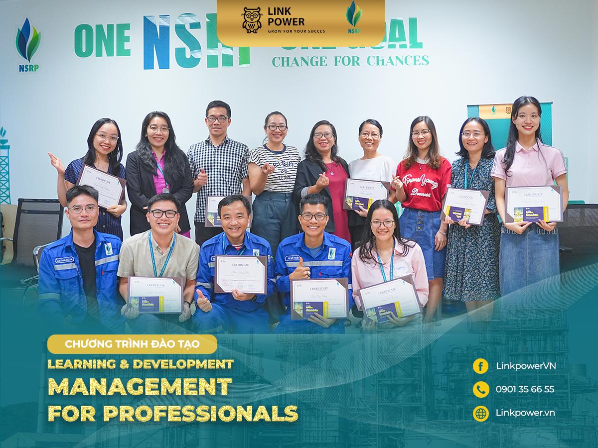 CHƯƠNG TRÌNH ĐÀO TẠO "L&D MANAGEMENT FOR PROFESSIONALS" TẠI CÔNG TY TNHH LỌC HÓA DẦU NGHI SƠN (NSRP)