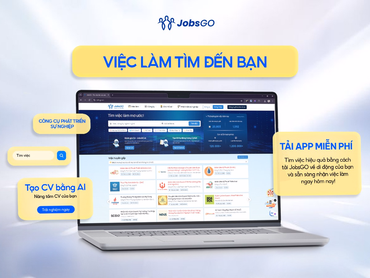 JOBS GO - VIỆC LÀM TÌM ĐẾN BẠN