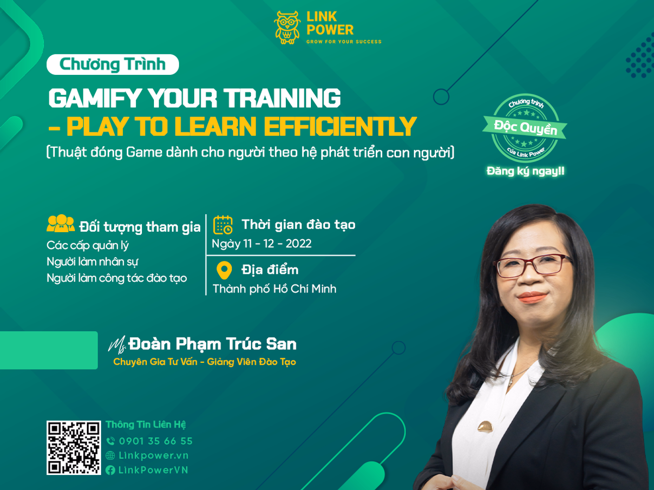 WORKSHOP: GAMIFY TRAINING - PLAY TO LEARN EFFICENTLY