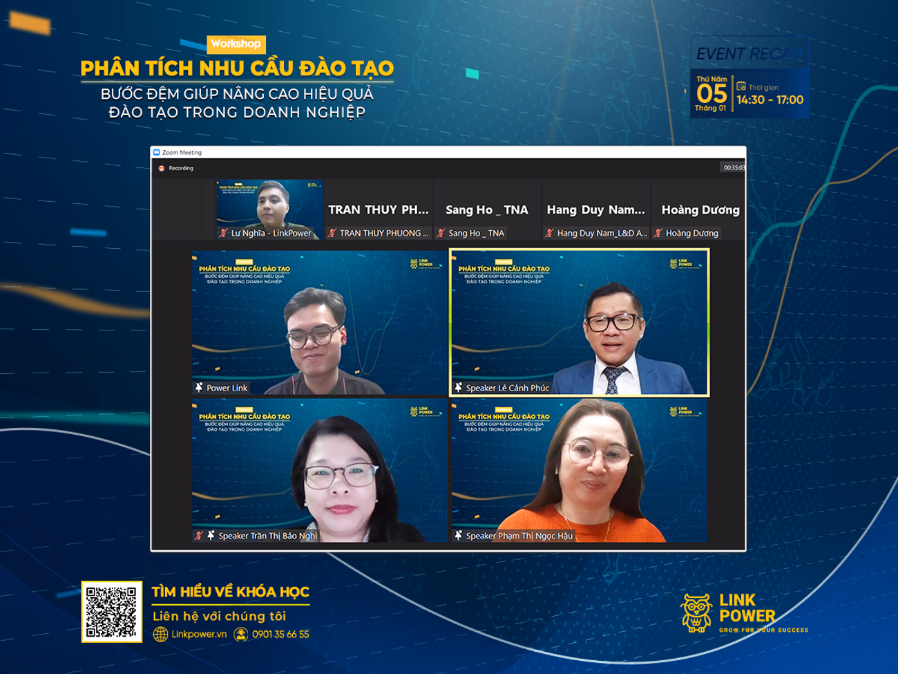 RECAP WORKSHOP “PHÂN TÍCH NHU CẦU ĐÀO TẠO – BƯỚC ĐỆM GIÚP NÂNG CAO HIỆU QUẢ ĐÀO TẠO TRONG DOANH NGHIỆP”