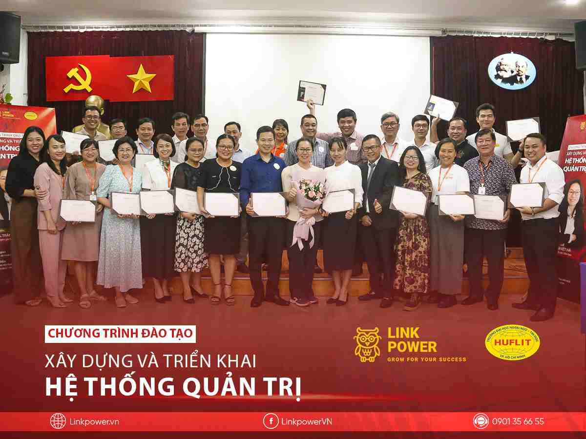 CHƯƠNG TRÌNH ĐÀO TẠO "XÂY DỰNG VÀ TRIỂN KHAI HỆ THỐNG QUẢN TRỊ OKRs TẠI HUFLIT