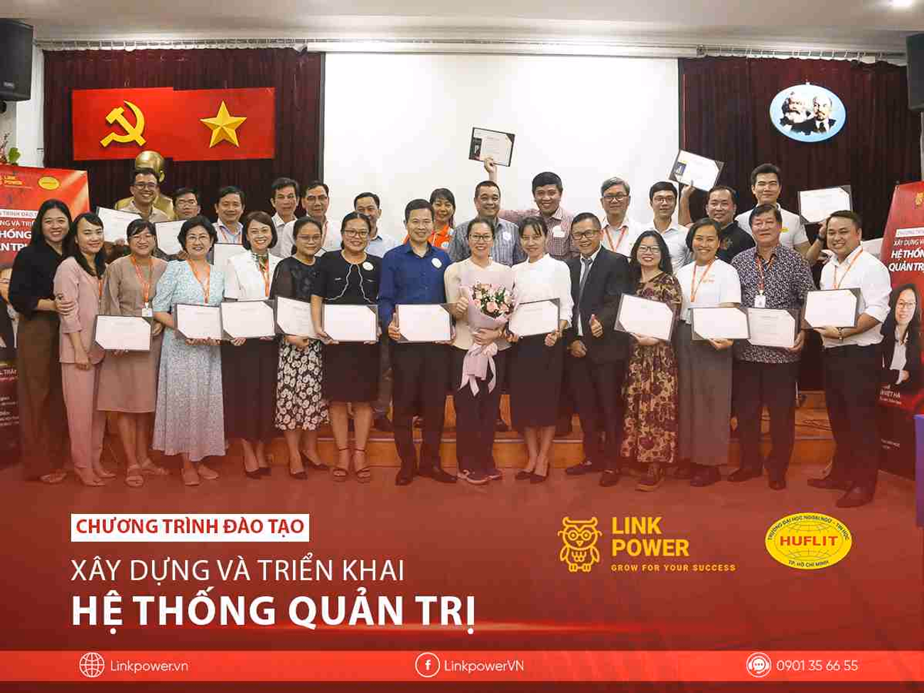 CHƯƠNG TRÌNH ĐÀO TẠO "XÂY DỰNG VÀ TRIỂN KHAI HỆ THỐNG QUẢN TRỊ OKRs TẠI HUFLIT