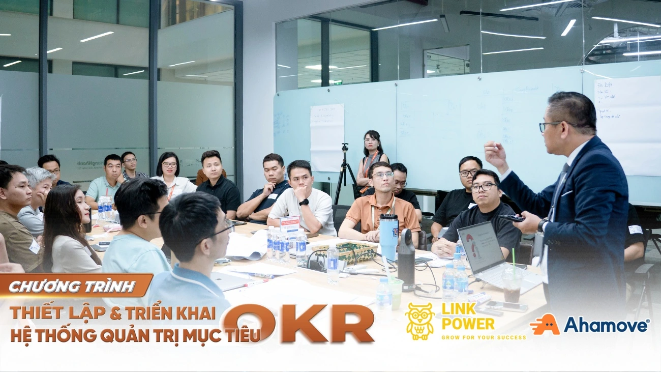 đào tạo thiết lập triển khai okr tại ahamove