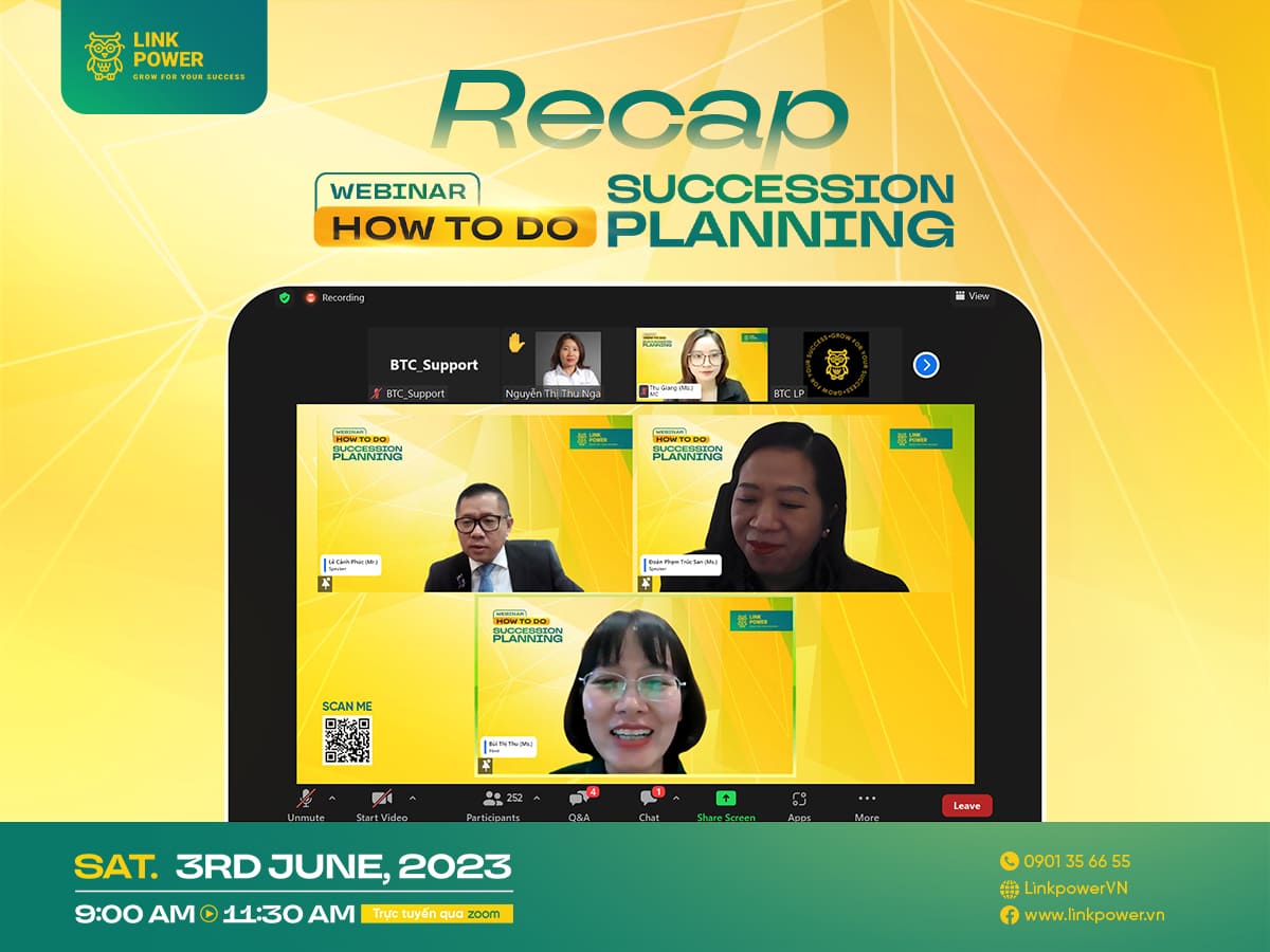 RECAP WEBINAR: HOW TO DO SUCCESSION PLANNING?
