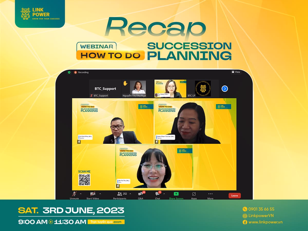 RECAP WEBINAR: HOW TO DO SUCCESSION PLANNING?