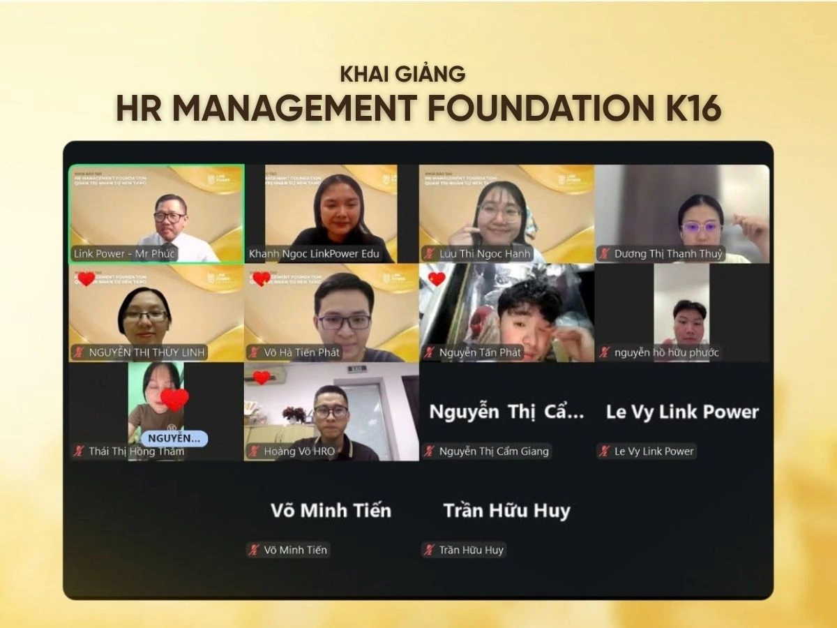 khóa học nhân sự online