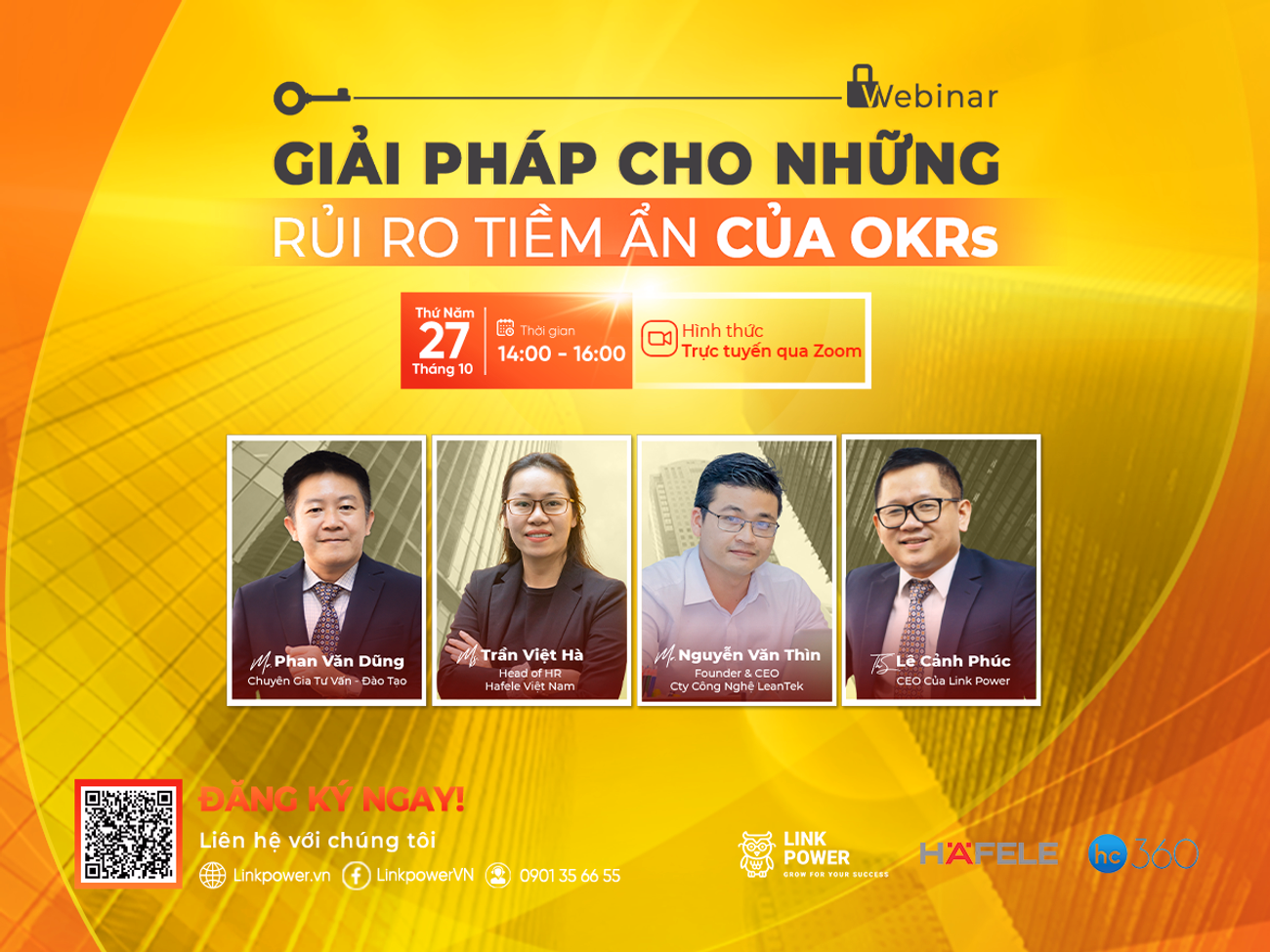 WEBINAR ĐÁNH GIÁ VÀ TRIỂN KHAI OKRS. LÀM SAO TRÁNH CÁC RỦI RO TIỀM ẨN KHI ÁP DỤNG?