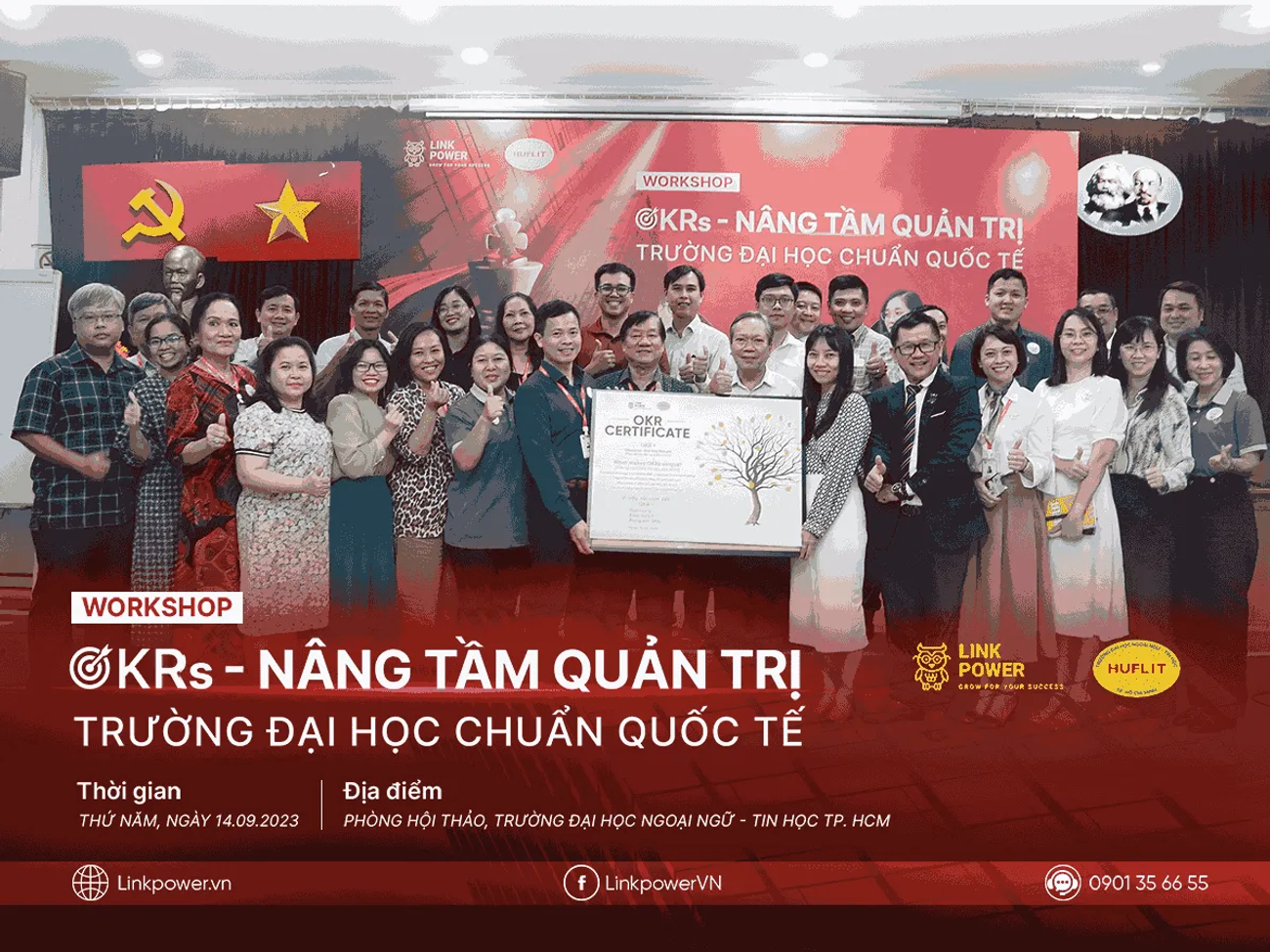 WORKSHOP: OKRs - NÂNG TẦM QUẢN TRỊ TRƯỜNG ĐẠI HỌC CHUẨN QUỐC TẾ