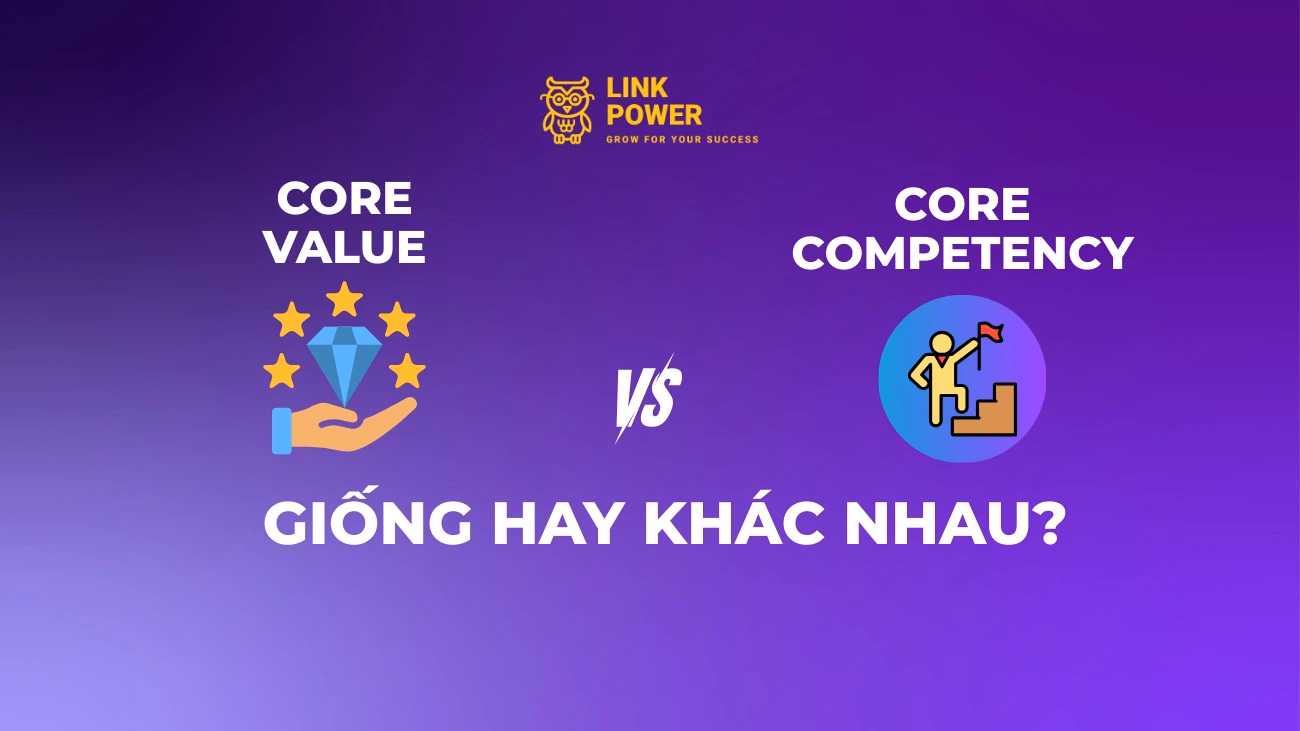 SO SÁNH GIÁ TRỊ CỐT LÕI (CORE VALUE) VÀ NĂNG LỰC CỐT LÕI (CORE COMPETENCY)