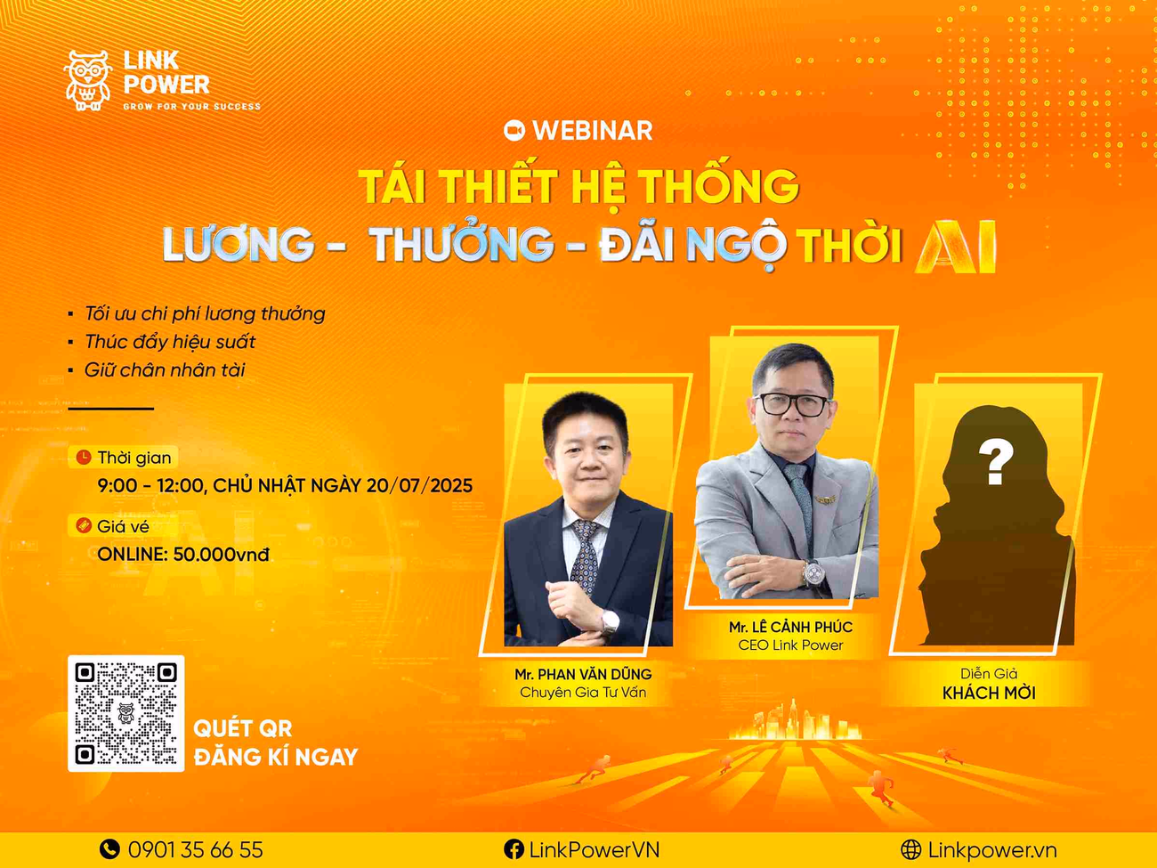 WEBINAR: TÁI THIẾT HỆ THỐNG LƯƠNG – THƯỞNG – ĐÃI NGỘ THỜI AI